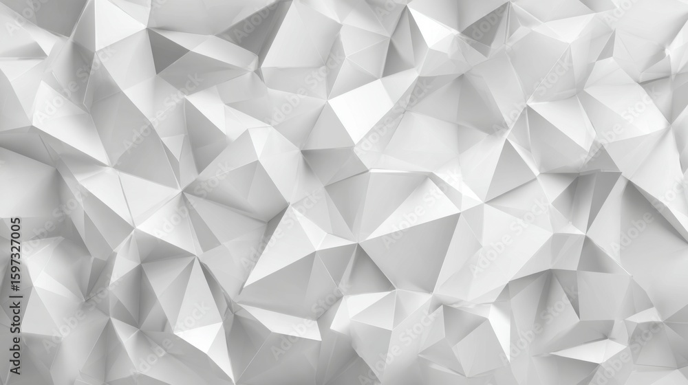 Poster the textured surface showcases a series of interlocking geometric shapes in white, creating an engag