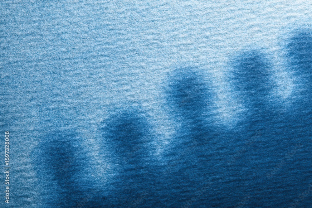 Poster captivating blue gradient texture showcasing beautiful fabric depth layering creating a serene atmos