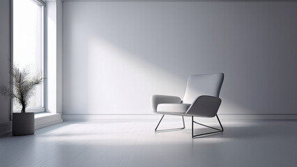 Sunlit Shelf with Modern Decor