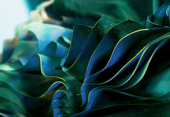Abstract colorful background cloth waves