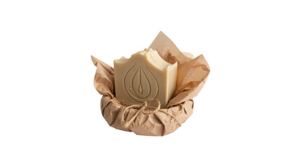 Artisan Handmade Soap Bar in Rustic Packaging