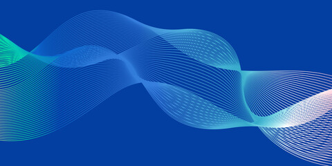 Abstract wave digital colorful blend futuristic technology flow tech line stripe energy connection web music sound, beautiful dynamic smooth space texture background.