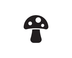 Mushroom icon vector design illustration.