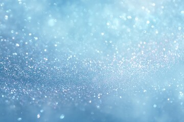 Light blue sparkle background creates a delicate and dreamy atmosphere, perfect for adding a whimsical touch to various creative projects and designs