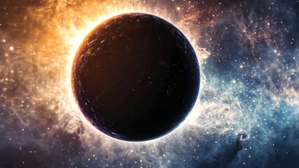 Dark Sphere in Starfield Explosion