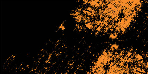 orange black brush Car sticker wrap pattern banner abstract sporty lines black orange color combination grunge brush modern pattern racing motorsport vector design.