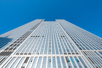 modern office building under the blue sky