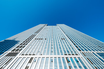 modern office building under the blue sky