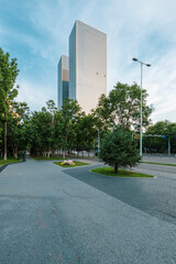skyscraper in Chinese modern city