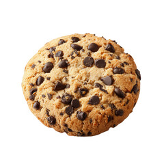 Round, baked chocolate chip cookie (1)