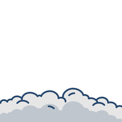 Cloud Comic Footer
