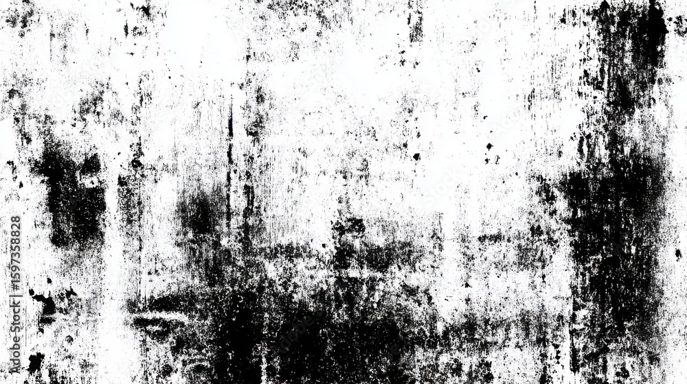 Poster a textured abstract background features a mix of black and white shades, creating a grunge effect. t