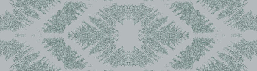 Hand drawn, Shibori inspired seamless pattern featuring dynamic, abstract starburst shapes with stipple texture. Japanese modern and organic design perfect for textiles and contemporary project