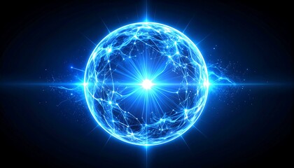 Abstract sphere of light (1)