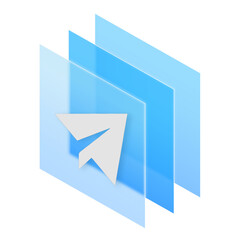 Database Folder Glassmorphism Frosted UI Icon Sign and Symbol Design Illustrator Png Svg