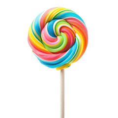 Colorful swirl lollipop on a stick (2)
