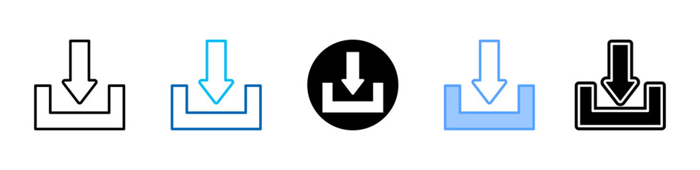 Download icon sheet multiple style collection