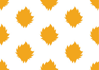 seamless pattern with autumn leaves