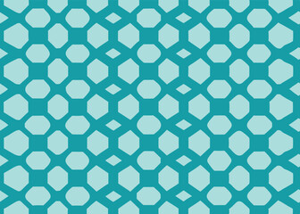 Fototapeta premium polygonal grid with rounded shapes seamless pattern 