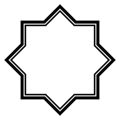 Islamic star frame