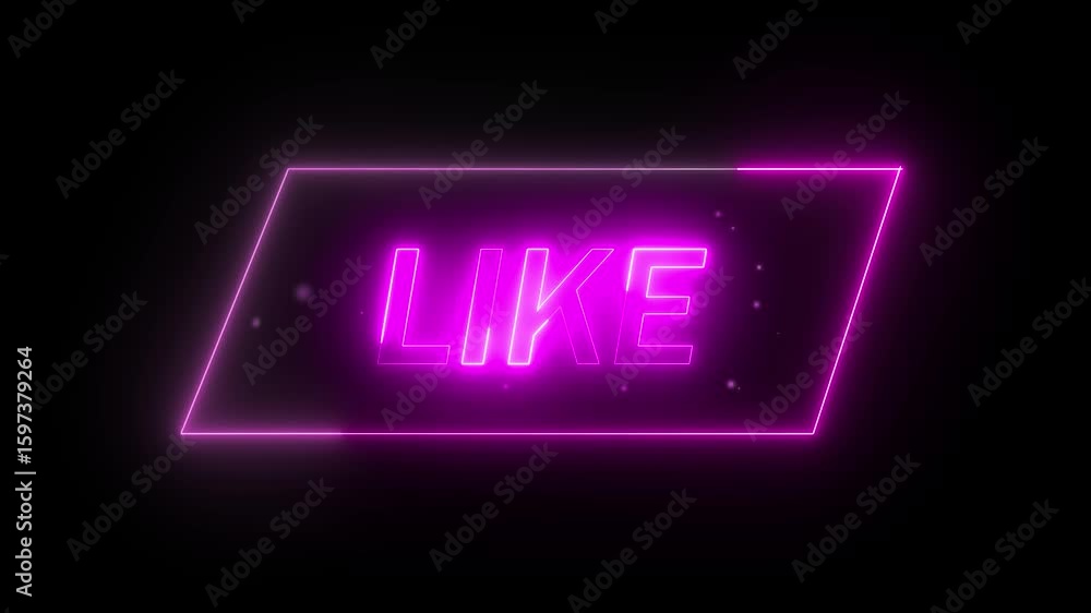 Aufkleber motion background with purple neon glow and digital energy perfect for game interfaces and streams. 