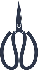 fabric scissors vector for tailors