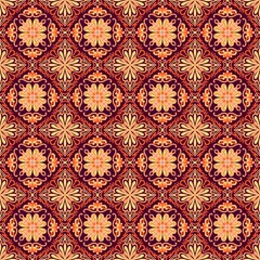 Colored fabric pattern, simble pattern, connected, native, tribal pattern, scene,seamless