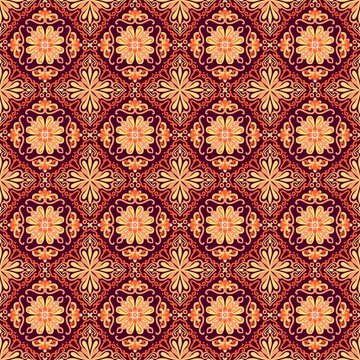 Colored fabric pattern, simble pattern, connected, native, tribal pattern, scene,seamless