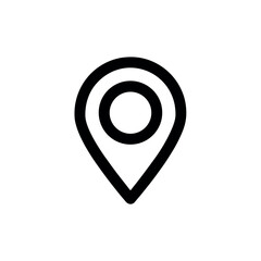 Location tracking vector icon showing navigation and GPS direction services