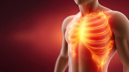 Scientific illustration symbolizing the body's energy-burning process, highlighting internal heat, metabolism, and physical activity.