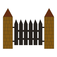 Gate Fence Illustration