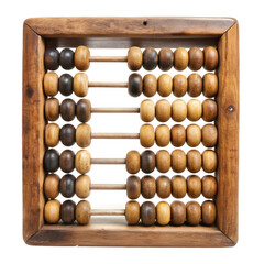 old wooden abacus