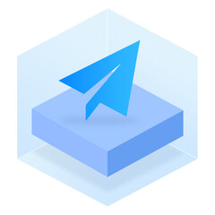 3D Box Rectangle Glassmorphism UI Icon Sign and Symbol Design Illustrator Png Svg