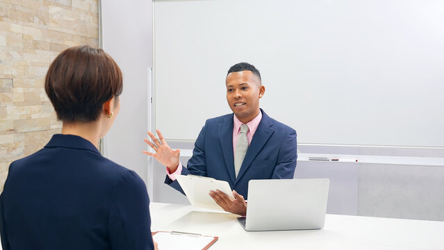 business, meeting, man, businessman, global, interview, consultation, conference, english conversation, english, business talk, negotiation, conference room, multinational, multiracial, black, inbound