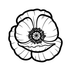 Abstract floral pattern with detailed line work for decorative use