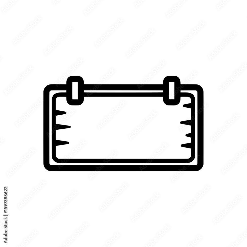 Poster measuring tape outline with ruler for construction and diy projects