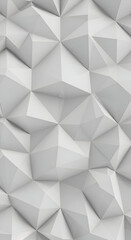 Fototapeta premium Abstract geometric pattern of light gray, triangular shapes. Modern, three-dimensional design for a backdrop.