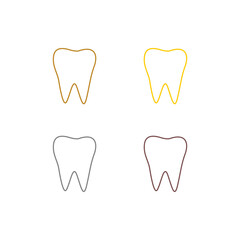 Dental Clinic, Dentist Tooth Logo Sign Symbol
