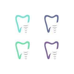 Dental Clinic, Dentist Tooth Logo Sign Symbol
