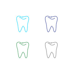 Dental Clinic, Dentist Tooth Logo Sign Symbol
