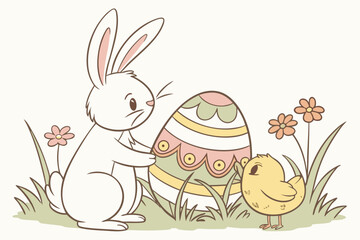 Whimsical Rooster in Bright Colors
