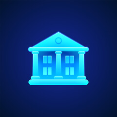 Library Icon – Symbol of Knowledge and Learning Resources in Education. Knowledge, learning resources, and academic growth. Ideal for educational content, school materials, and academic platforms