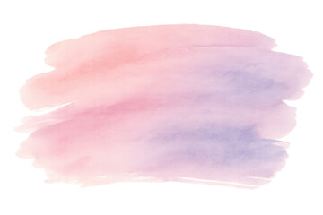 Soft pastel watercolor gradient background with visible brush strokes, isolated on transparent background