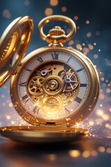 golden pocket watch