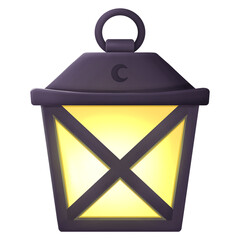 Halloween glowing lantern