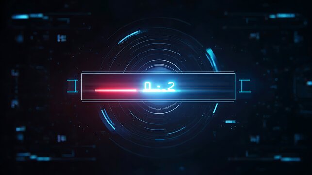 abstract technology background with binary code