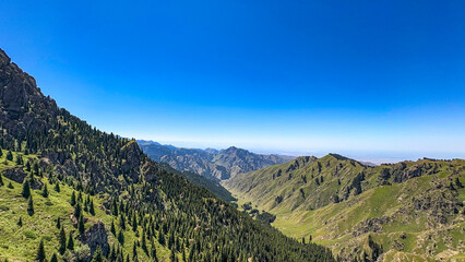 landscape with mountains