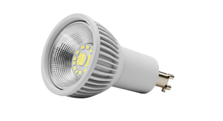 Modern LED Light Bulb Isolated 2.