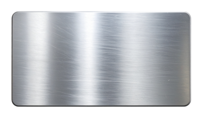 Round steel plate isolated on transparent background