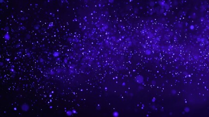 Fototapeta premium Abstract design of numerous small, vibrant purple particles against a dark background.